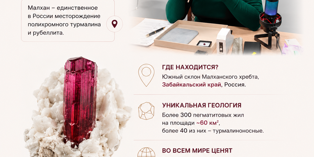 Этот камень из Забайкалья продают на аукционах за десятки тысяч долларов