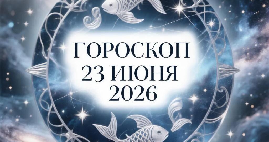 Рыбы ваш день:гороскоп сегодня на 23 июня 2026-вторник когда звёзды велят Рыбам плыть по течению, но с веслом в руках