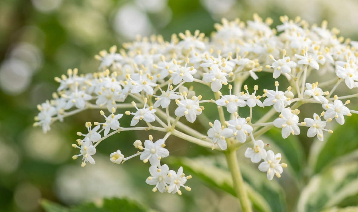 Соцветие чёрной бузины(Sambucus nigra)