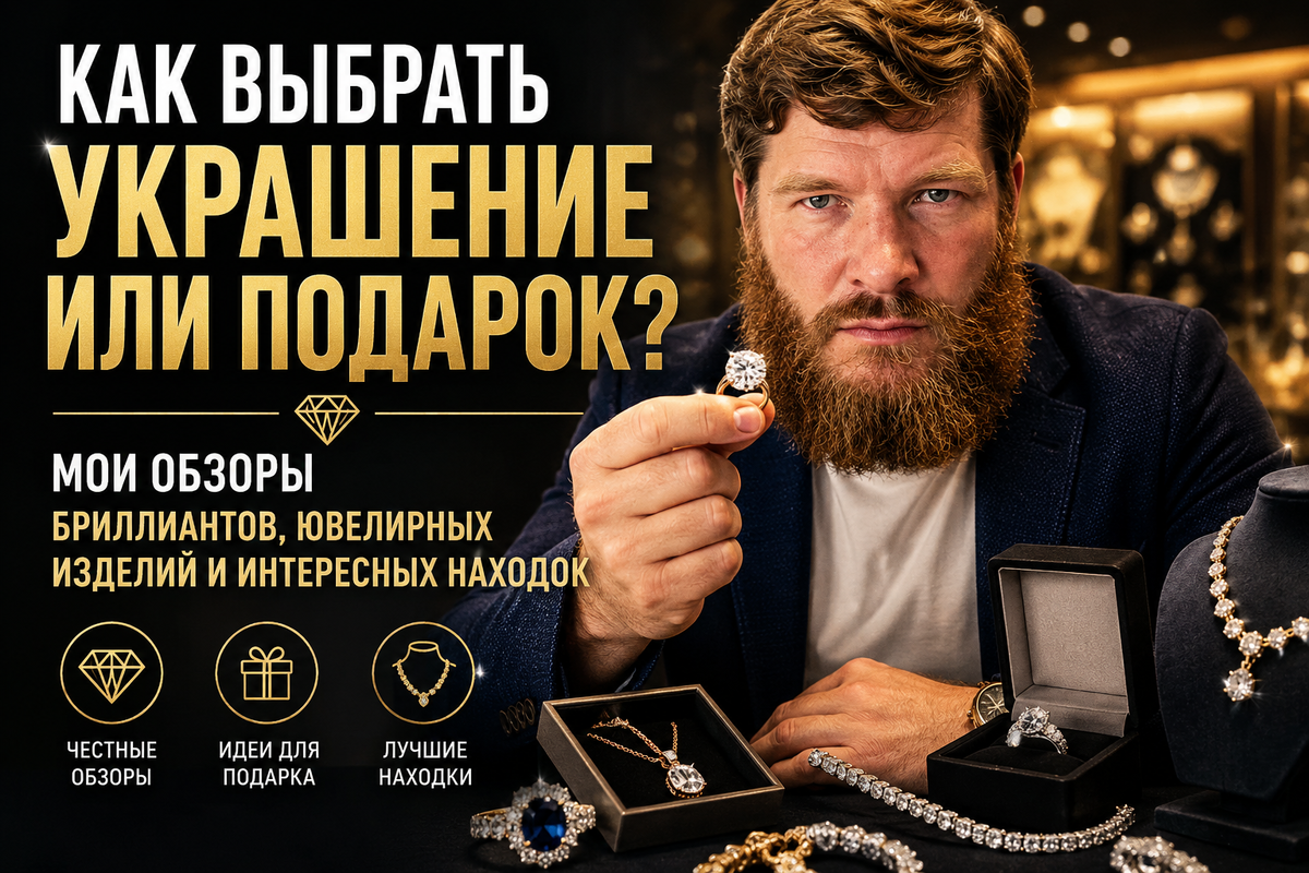 Как выбрать украшение или подарок: мои обзоры бриллиантов, ювелирных изделий и интересных находок