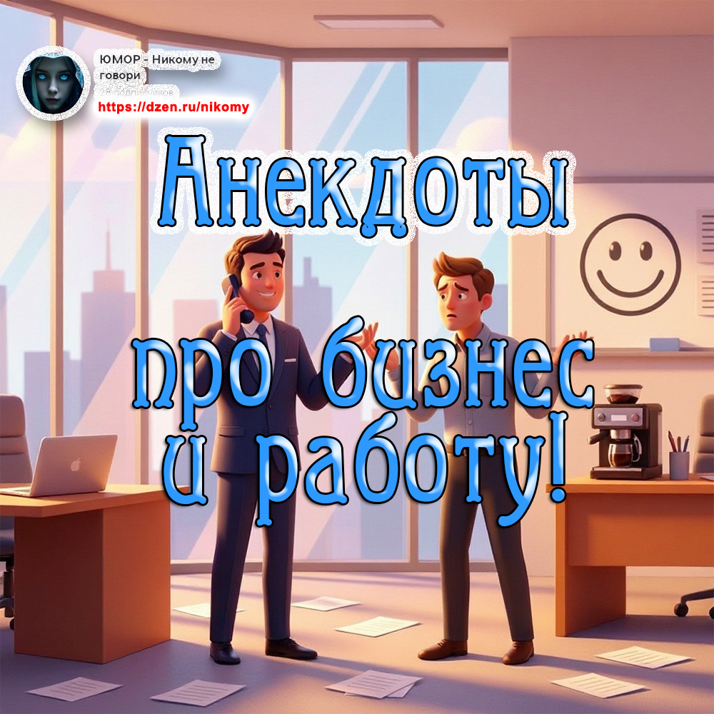 Анекдоты про бизнес и работу.