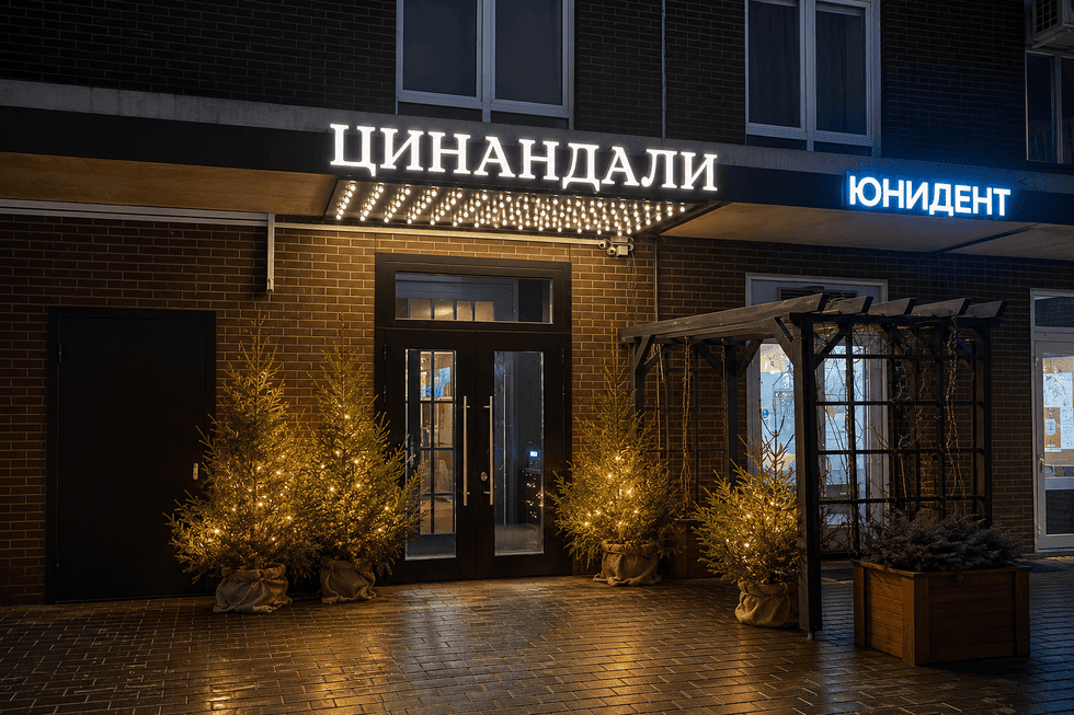 Вывеска для грузинского ресторана 
