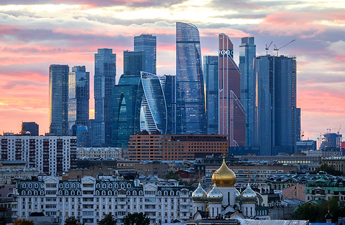    Вид на Московский международный деловой центр «Москва-Сити». Фото: Сергей Карпухин/ТАСС