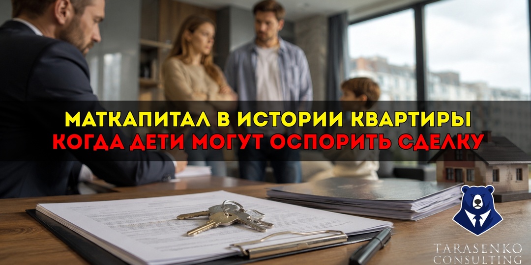 Маткапитал в истории квартиры: когда дети могут вернуть сделку назад