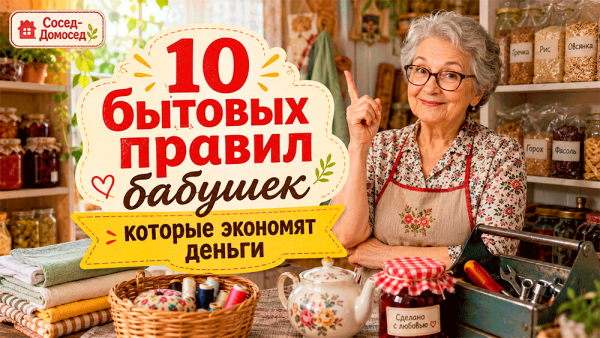 10 бытовых правил наших бабушек, которые экономят деньги лучше любых лайфхаков