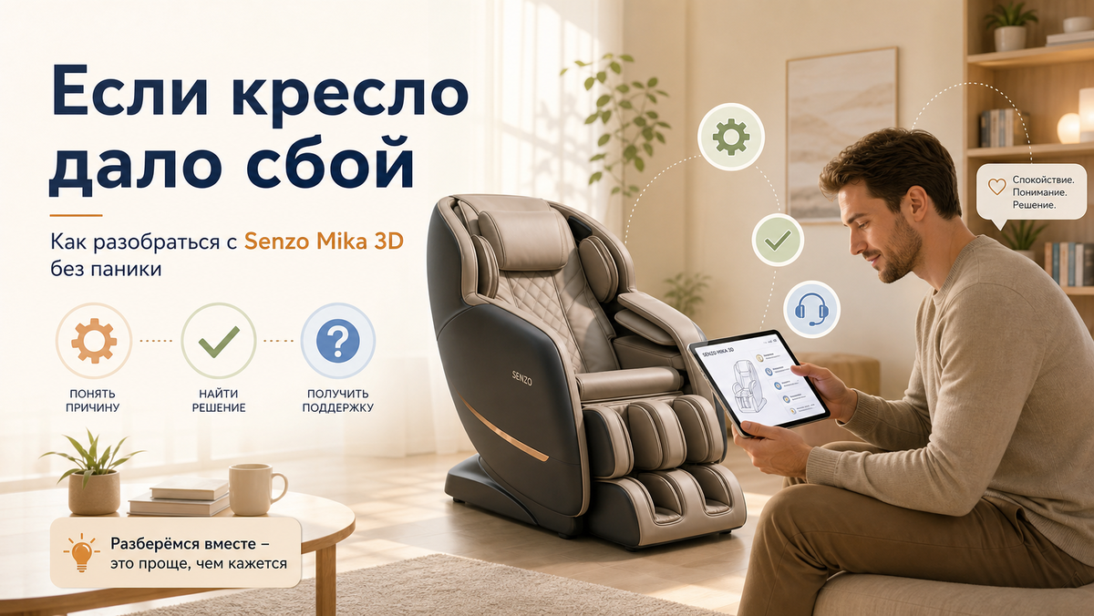 Сензо Мика 3D внезапно "капризничает", это ещё не повод для паники - с большинством ситуаций разобраться можно, если спокойно 😊
