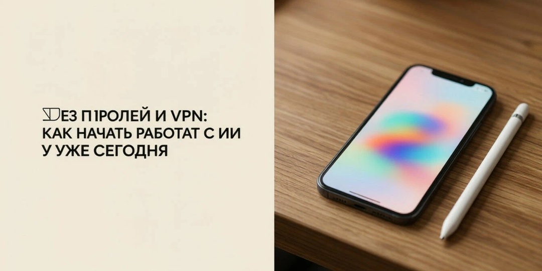 Без паролей и VPN: как начать работать с ИИ уже сегодня