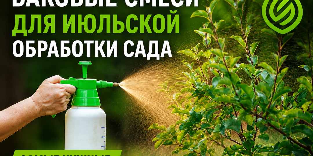 Баковые смеси для июльской обработки сада - самые нужные