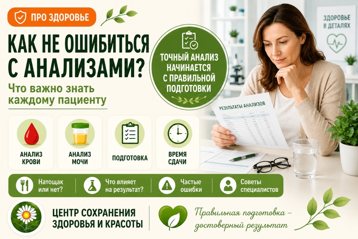 Как не ошибиться с анализами: что важно знать каждому