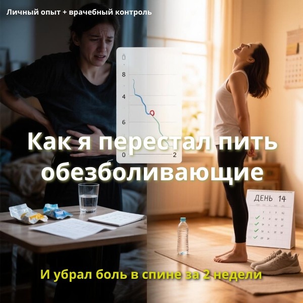 Как я перестал пить обезболивающие