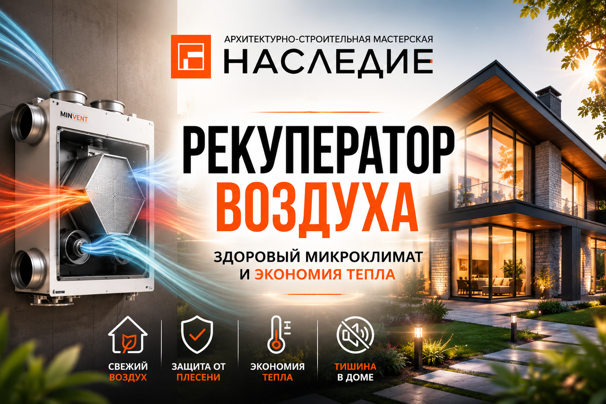 Рекуператор воздуха в каменном доме