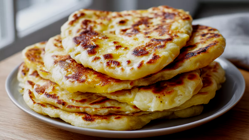 Картофельно-сырные лепёшки