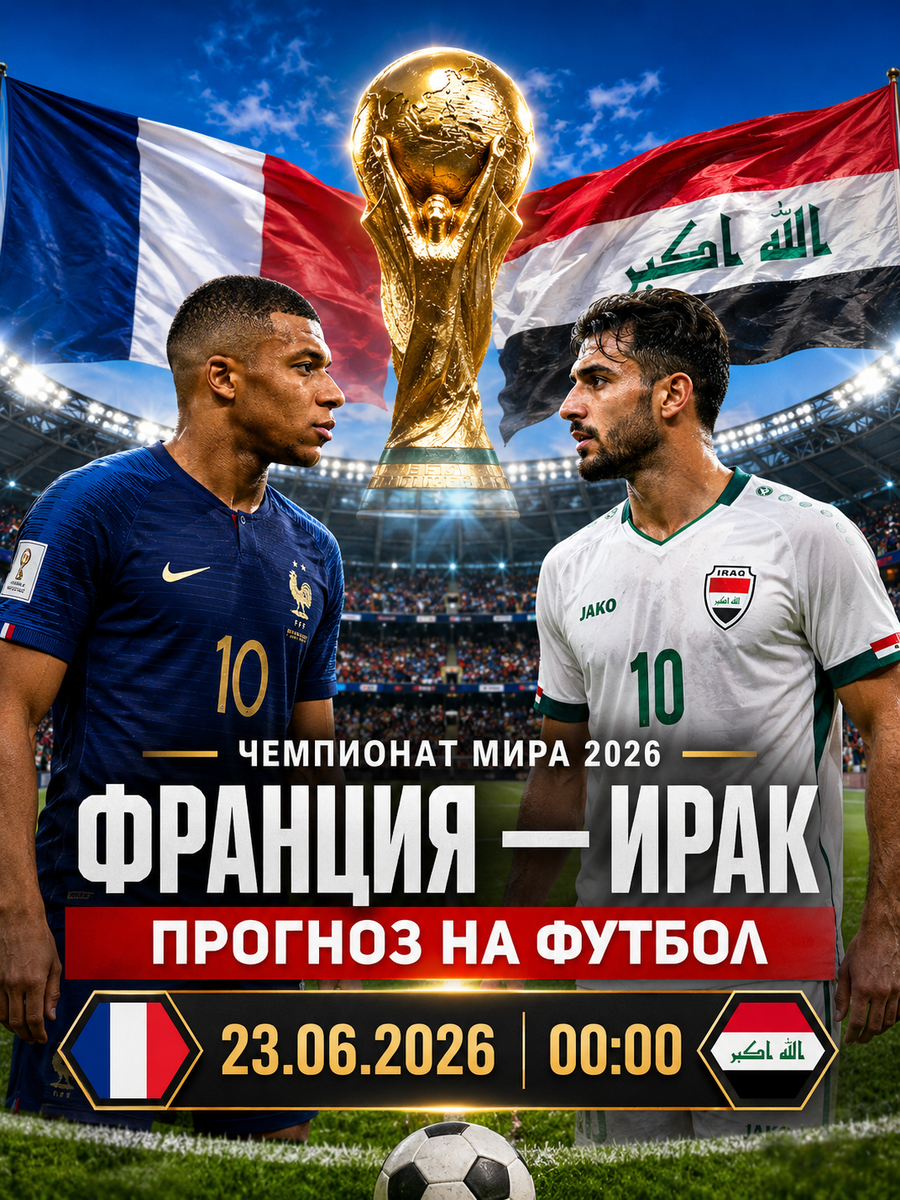 Бесплатный прогноз на футбол: Франция — Ирак | прогноз на матч и ставки на футбол