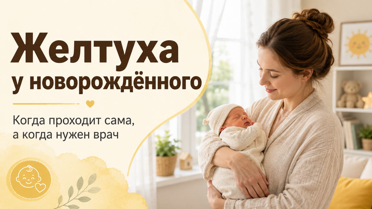 Почему кожа малыша становится жёлтой, как контролируют билирубин и какие симптомы нельзя игнорировать