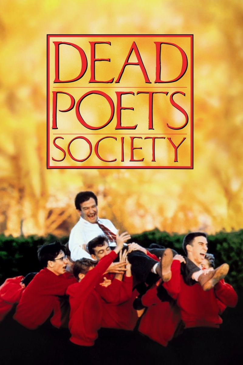 Постер к фильму "Общество мертвых поэтов / Dead Poets Society" (источник: https://ru.kinorium.com/88947/gallery/poster/?photo=57229863) 