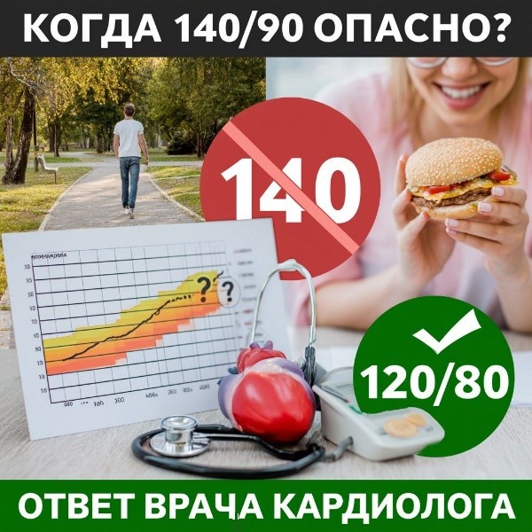 Давление 140/90: когда это уже гипертония, а когда — вариант нормы?