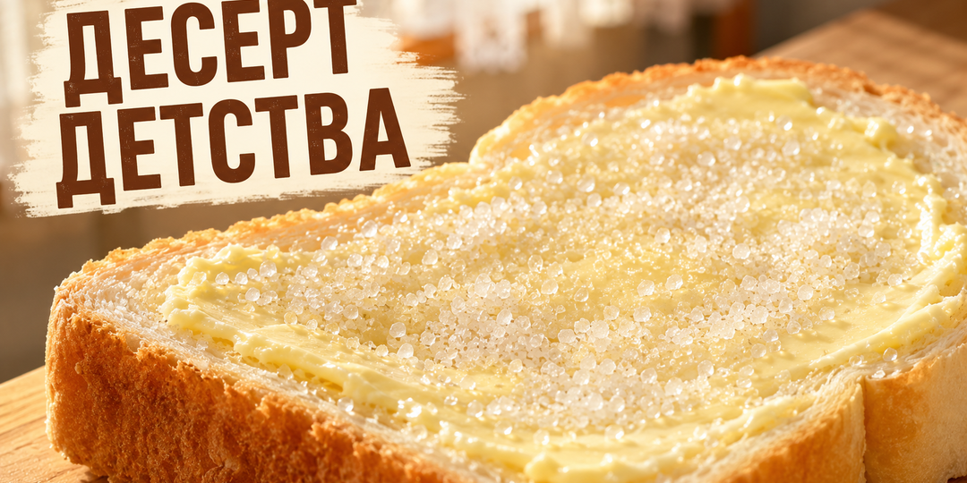 Хлеб с маслом и сахаром: как простой бутерброд стал десертом для миллионов детей