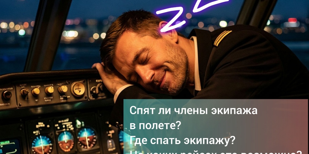 Где спит экипаж во время полета? И спит ли вообще? А что если...?
