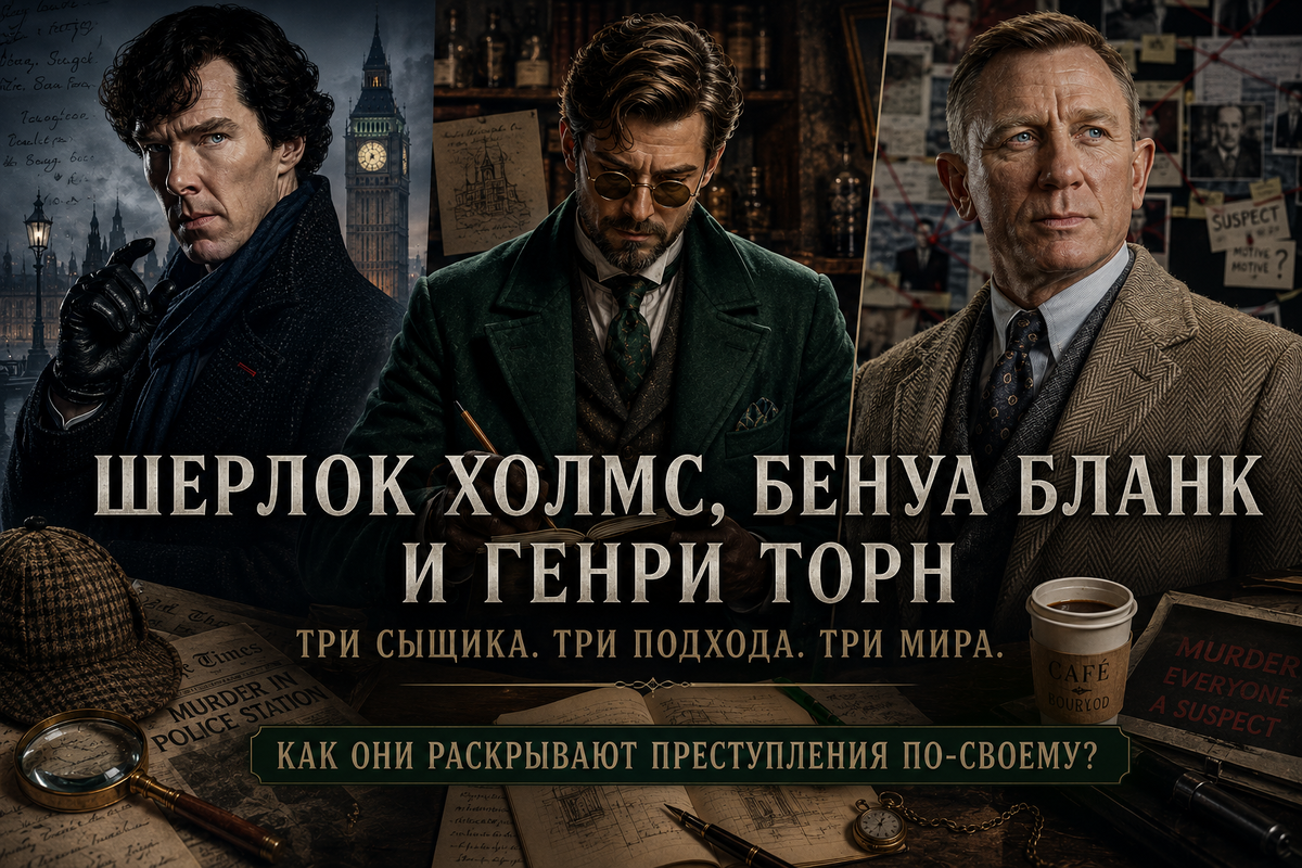Шерлок Холмс, Генри Торн и Бенуа Бланк