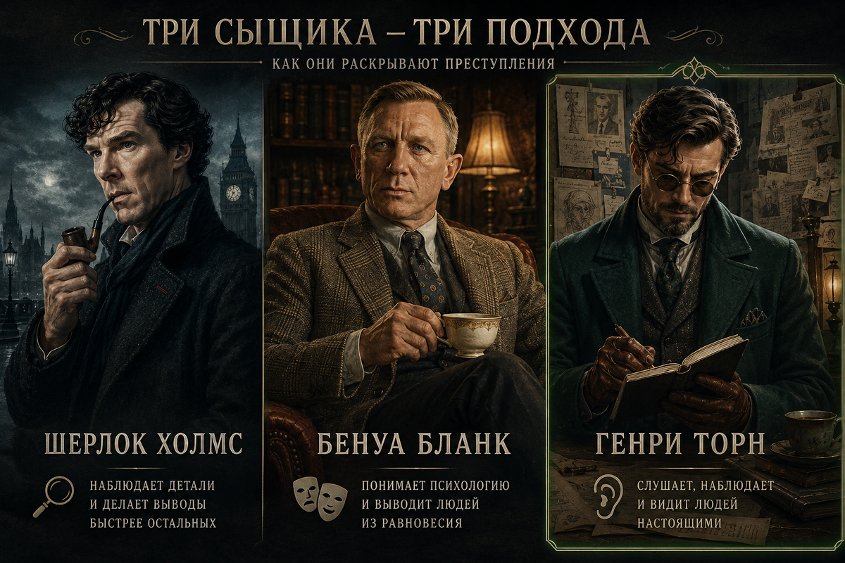 Особенности Холмса, Бланка и Торна