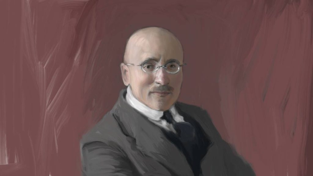 Ф. Малявин. Портрет И.Э. Грабаря