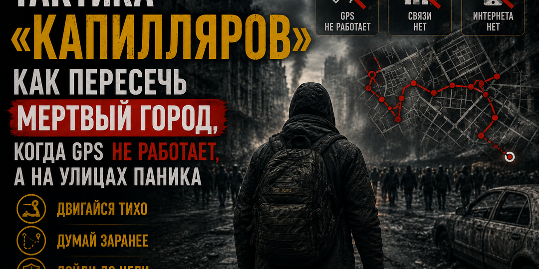 «Тактика "капилляров": как пересечь мертвый город, когда GPS не работает, а на улицах паника»