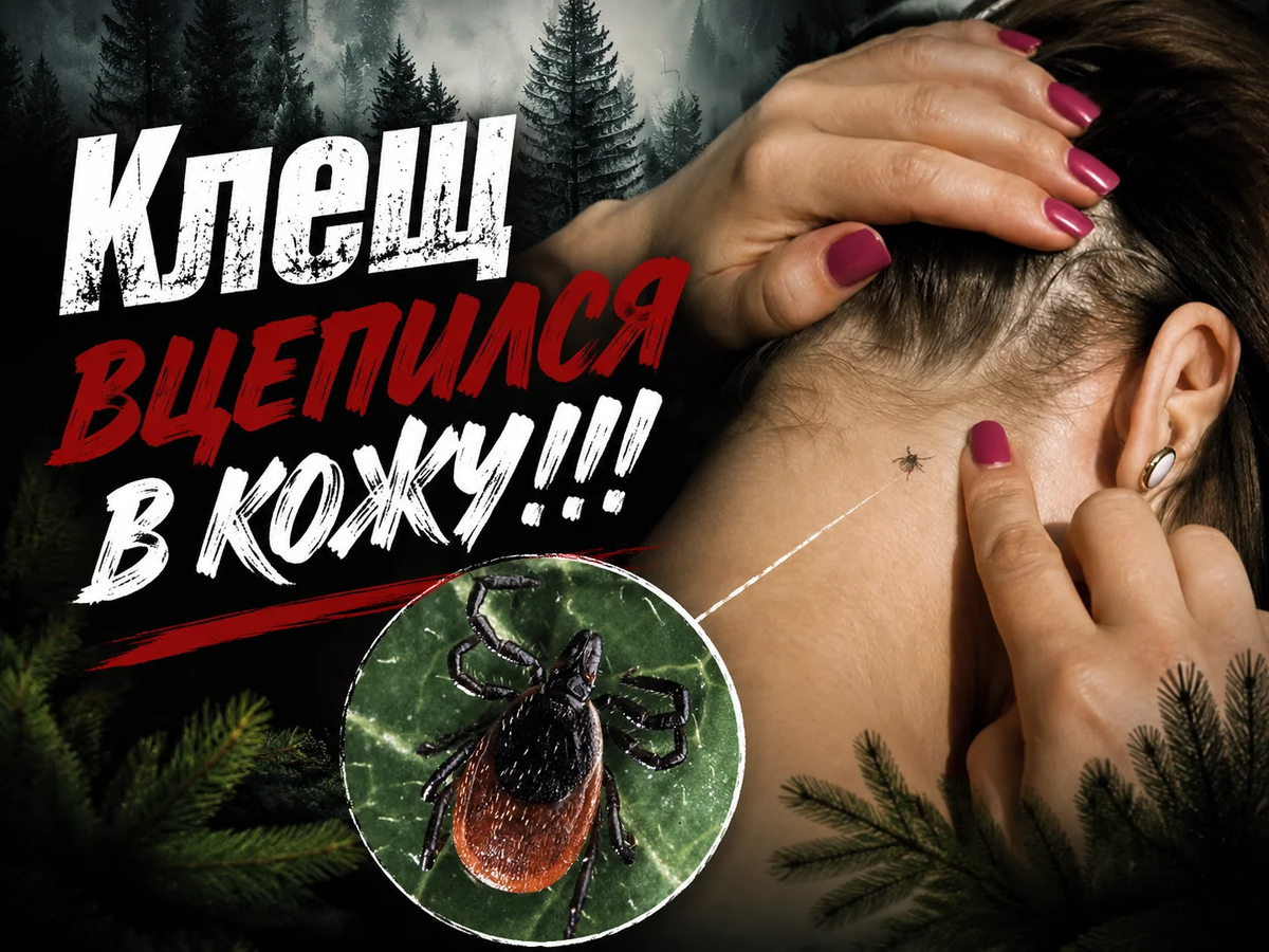 Не допускайте ошибок при укусе клеща