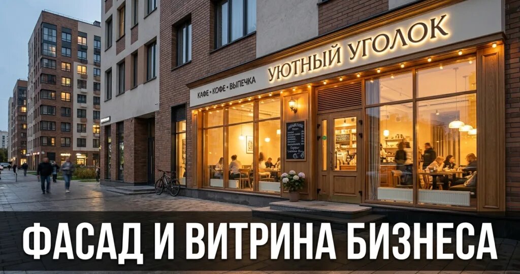 Фасад и витрина бизнеса: 6 приёмов, чтобы заходили