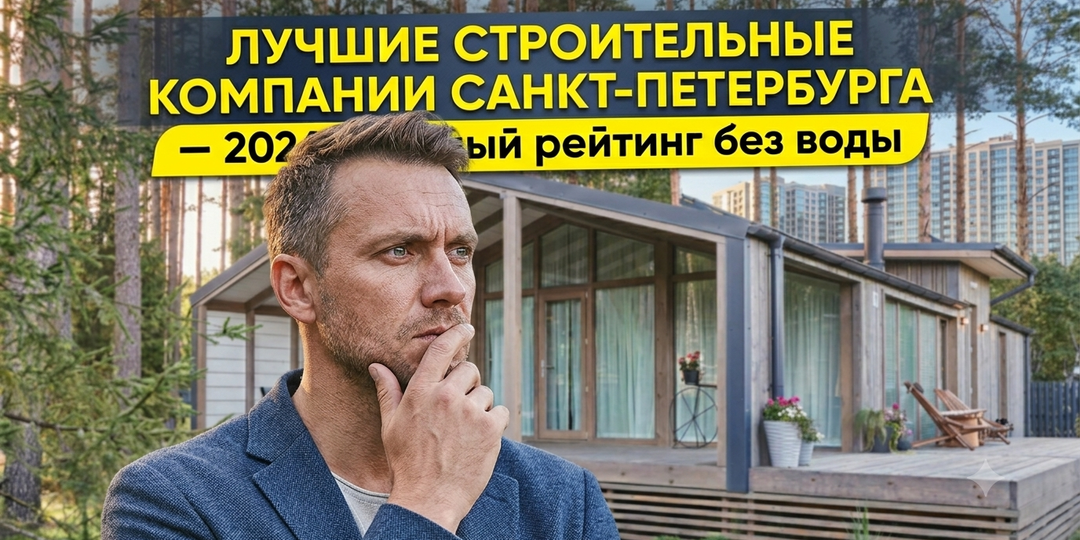 Лучшие строительные компании Санкт-Петербурга — 2026: честный рейтинг без воды