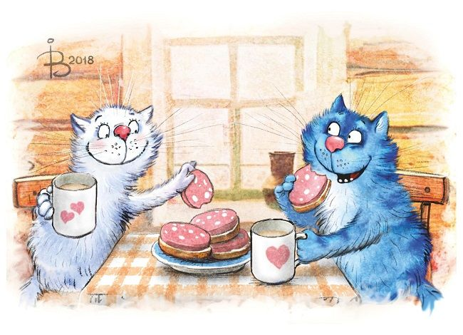 очаровательные коты Рины Зенюк