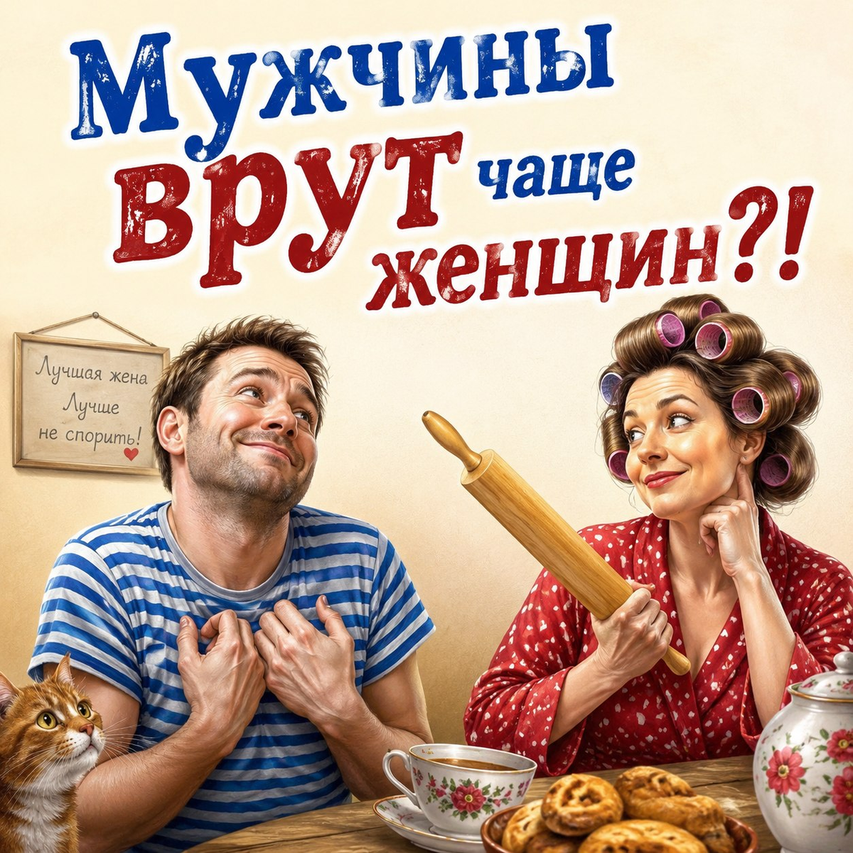 Мужчины врут чаще женщин ?!