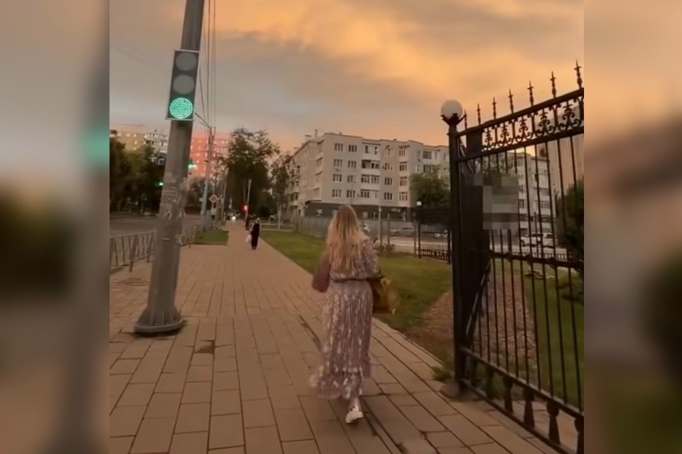    Девушка снимала атмосферное видео прогулки фото: социальные сети