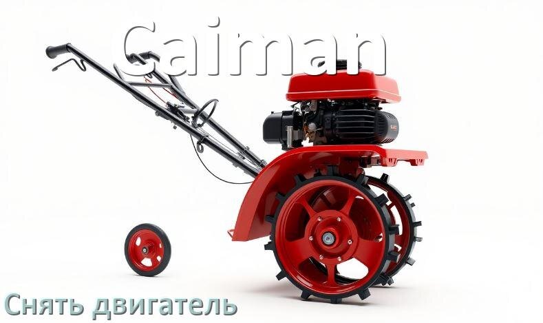 
Как снять двигатель мотоблока Caiman бензиновый или дизельный