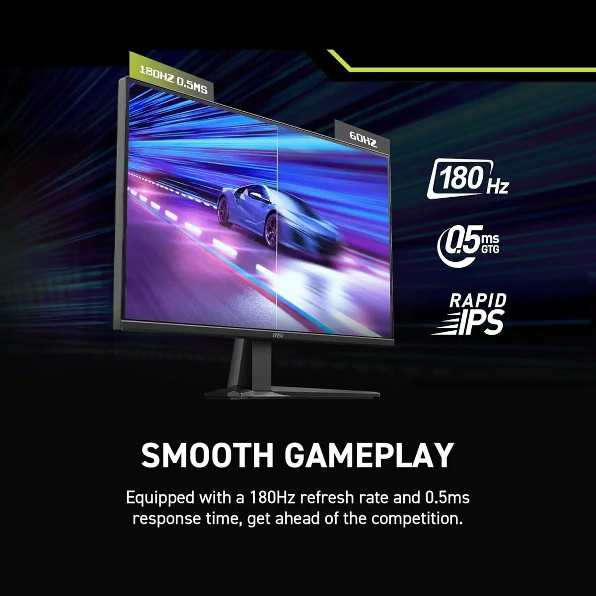 MSI MAG G275QF отклик