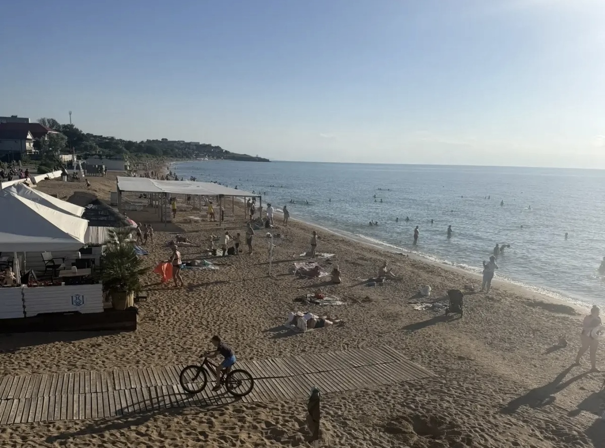 В Щёлкино вчера (фото соседей)