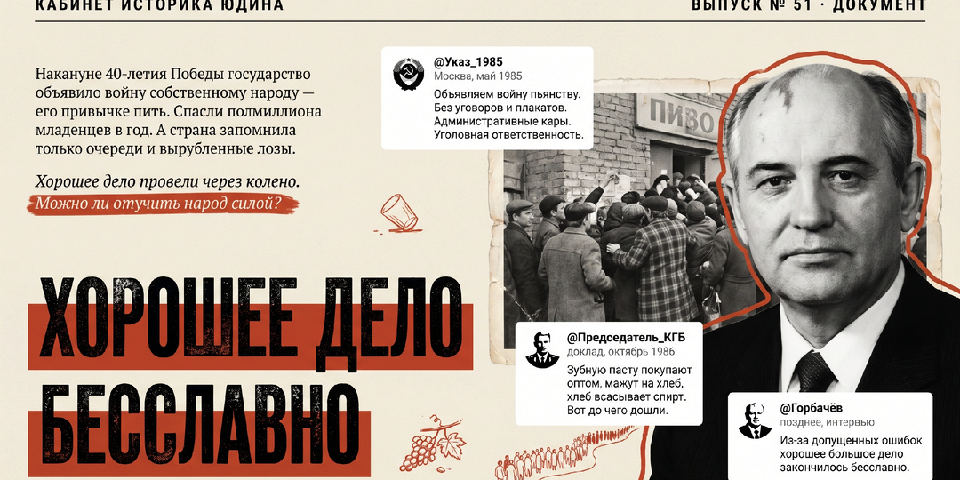 Как трезвая страна спилась назло государству?