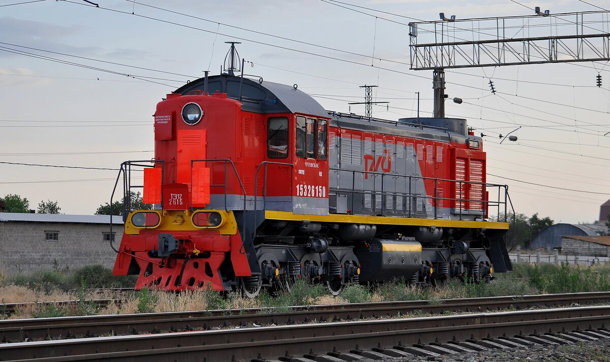 ТЭМ2-2615. Россия, Астраханская область, станция Кутум. Автор: Дмитрий Строкань. Дата: 7 июня 2019 г.
