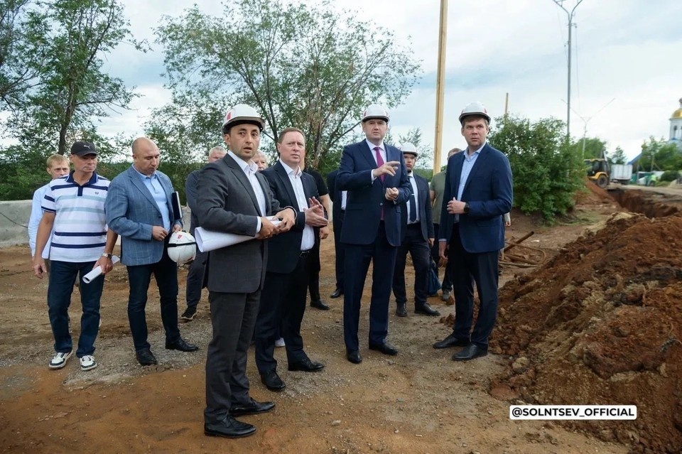    Работы идут по графику. Фото: правительство Оренбуржья