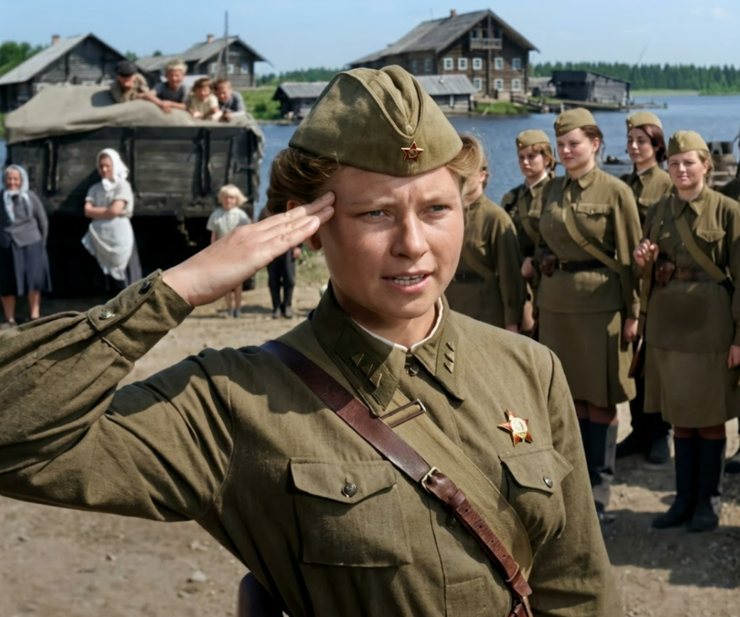 Людмила Зайцева в фильме «А зори здесь тихие...», 1972 год