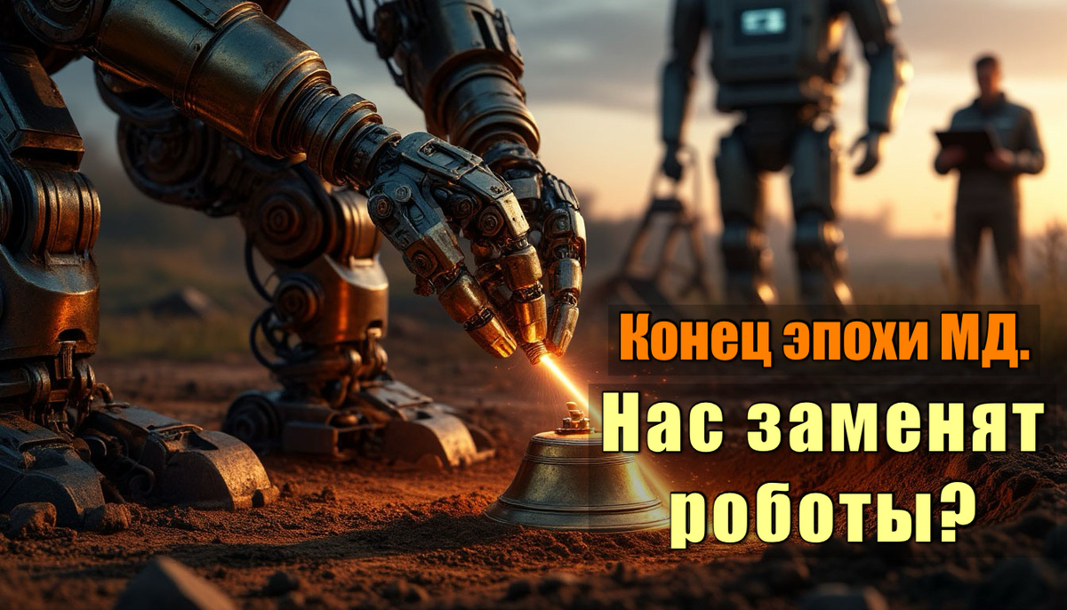 Будущее приборного поиска: как андроиды с квантовыми датчиками и лазерной очисткой заменят металлоискатели и избавят копателей от рутины шурфа.