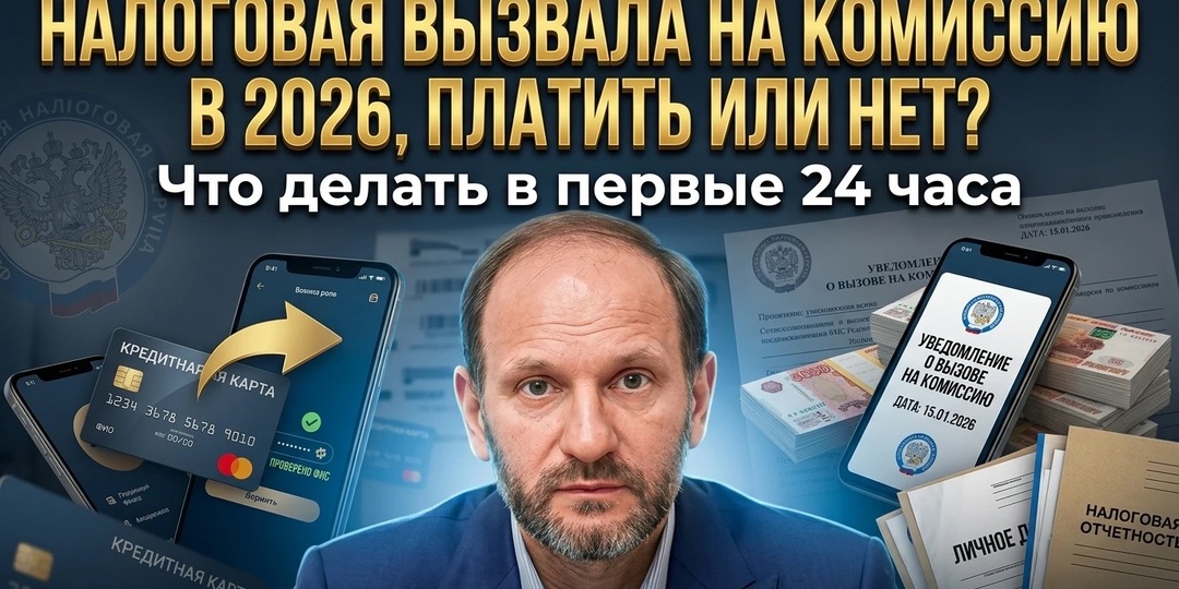 Налоговая вызвала на комиссию в 2026: платить или нет? Что делать в первые 24 часа