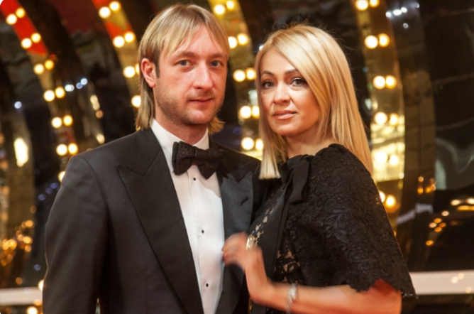 Евгений Плющенко и Яна Рудковская