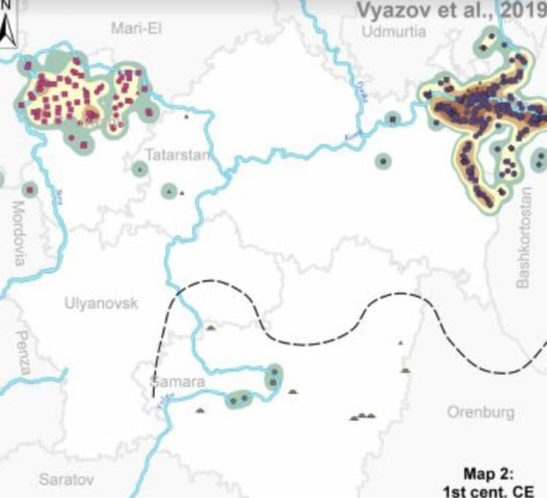    Территория Поволжья, на которой жили люди в I веке нашей эры   kpfu.ru