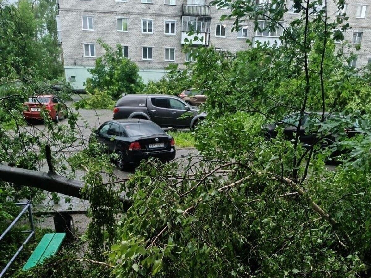    Последствия прохождения смерча в Свердловской области | © Фото : соцсети