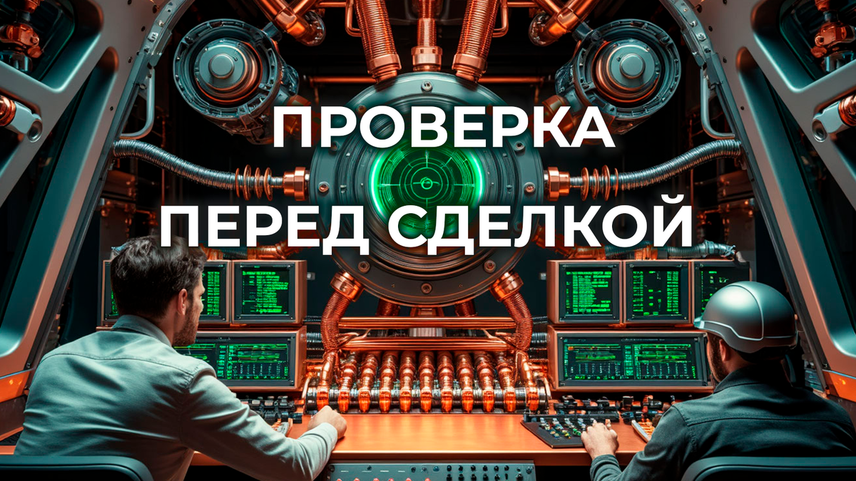 Профили владельцев, опирающихся на консоль с дашбордом, перед каскадным распределителем с медными шинами и массивным медным затвором в центре. Игорь Понкратов — Архитектор систем.