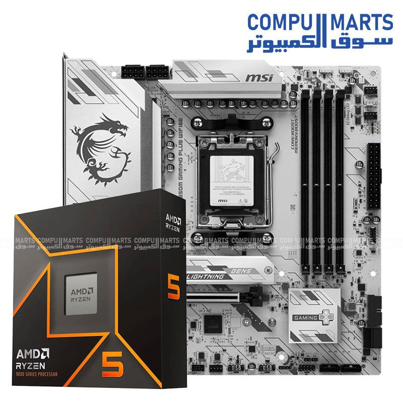 Связка уровня Ryzen 5 9600X и платы B850 — типичный старт для современной AM5-сборки без переплаты за топовый чипсет.