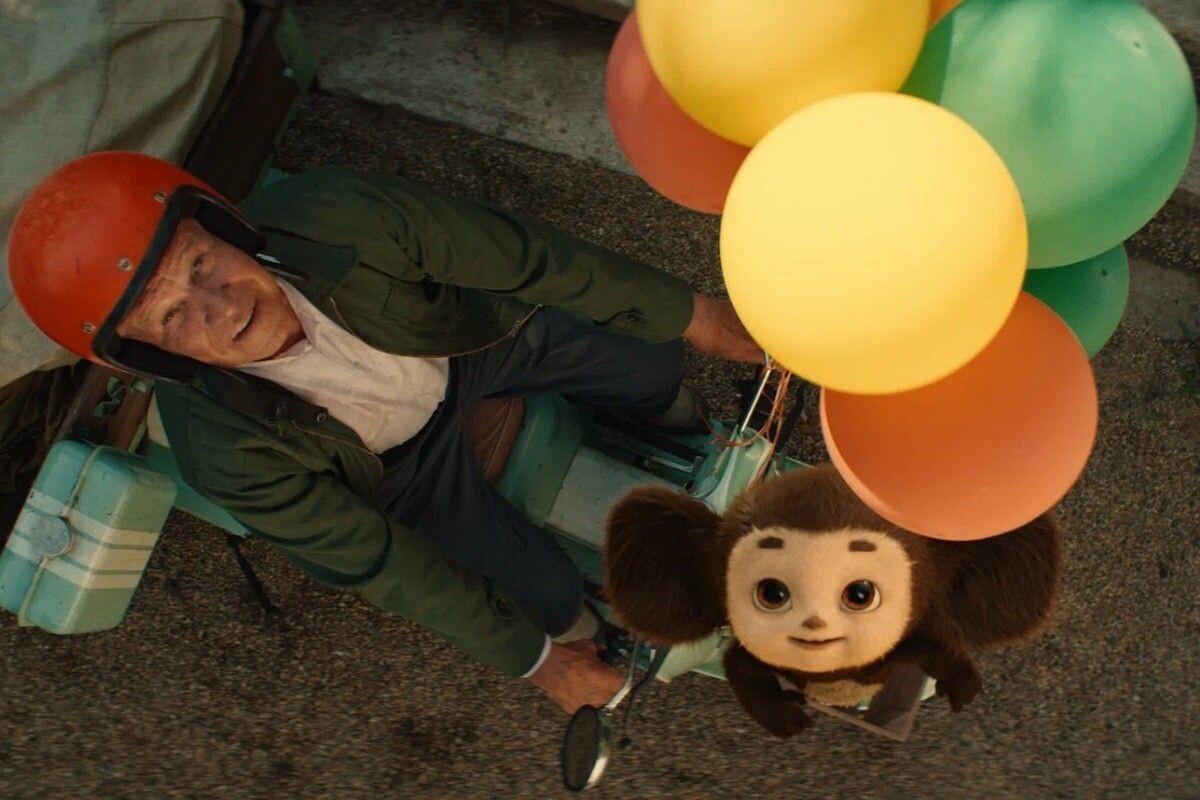 Кадр из фильма «Чебурашка 2». Источник: Yellow, Black & White, START, «Союзмультфильм», «Россия-1»📷
