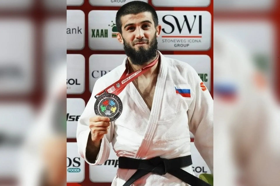    Красноярский спортсмен Рамазан Абдулаев стал призером «Большого шлема» по дзюдо. Фото: федерация дзюдо России