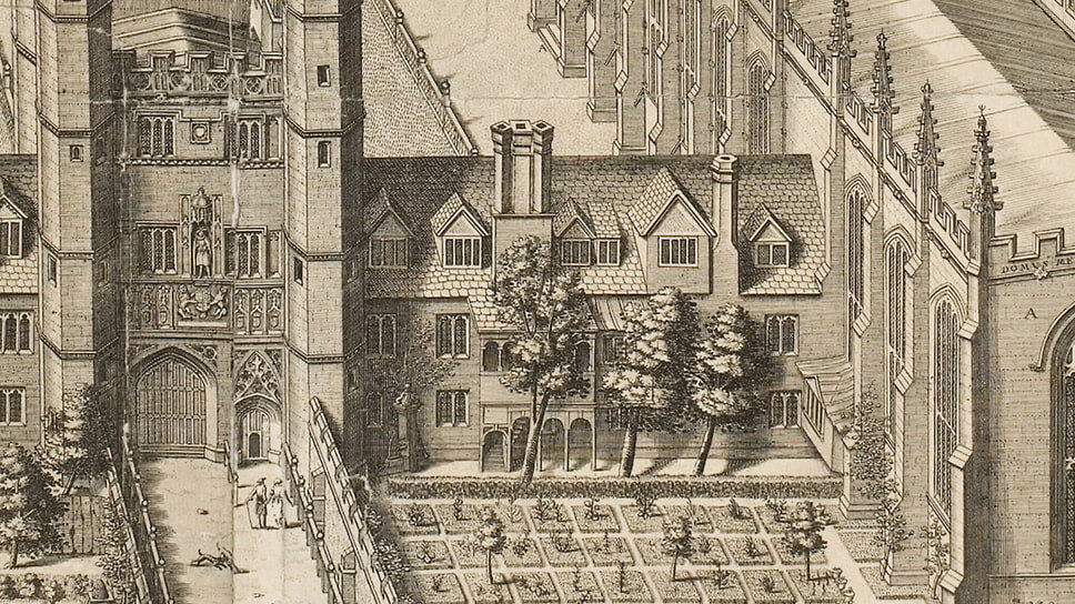 Гравюра с изображением сада, 1690.📷Фото: Trinity College Cambridge