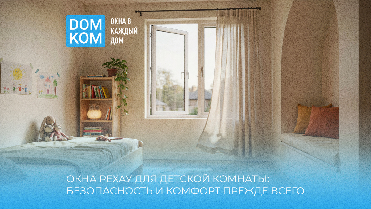 Окна Рехау для детской комнаты: безопасность и комфорт прежде всего